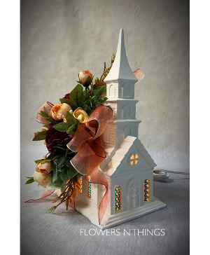 Small Ceramic Church 