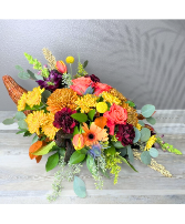 Small Cornucopia Centerpiece