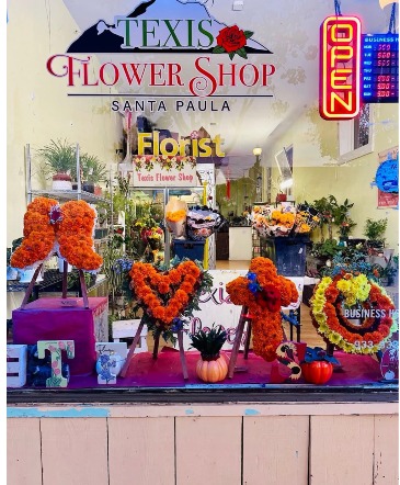 small cross DIA DE LOS MUERTOS in Santa Paula, CA | Texis Flower Shop small cross DIA DE LOS MUERTOS in Santa Paula, CA | Texis Flower Shop