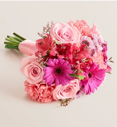 SMALL HAND-HELD PROM BOUQUET (CUSTOMIZABLE COLORS)
