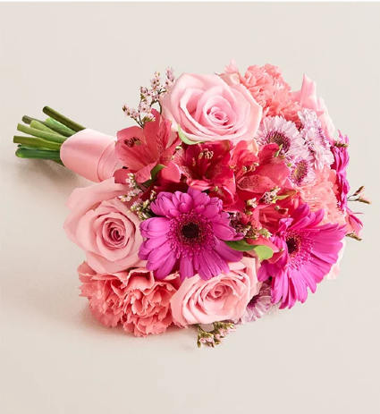 SMALL HAND-HELD PROM BOUQUET (CUSTOMIZABLE COLORS)