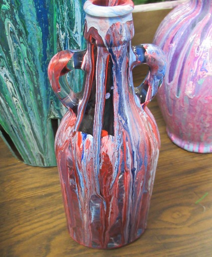 small hand painted vase call for availability