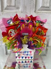 Small Happy Birthday Candy Bouquet  