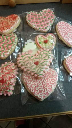 Small Heart Shaped Sugar Cookie