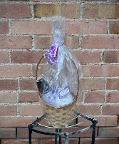 Small Lavender Gift Basket 