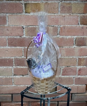 Small Lavender Gift Basket 