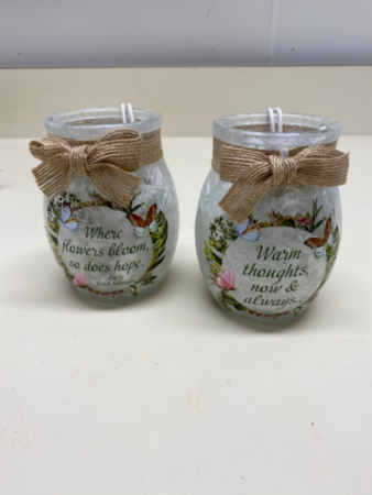 Small lighted jars Lighted