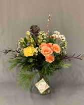 Small Mixed Flowers Vase Arrangement