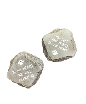 Small Pet Memorial Stones Can be added to any order