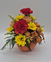 Small Pumpkin Floral Bouquet