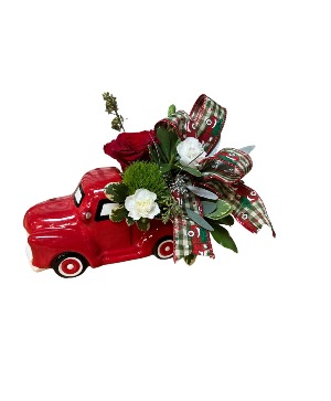 Small Red Truck Fresh florals and Little Red Truck