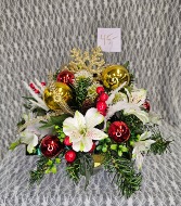 Small Silk Christmas Arrangement 