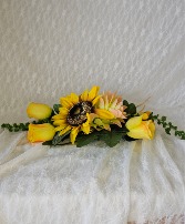 Small Sunflower & Rose Arrangement 