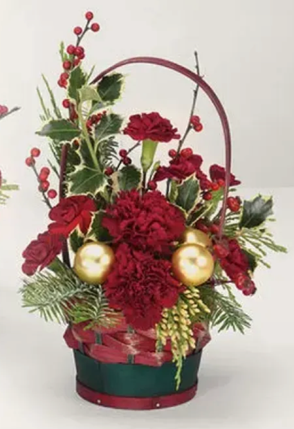 Small Yuletide Greetings Basket 