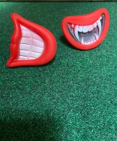 smile for someone that can use a smile today fun sqeekable smile teeth pair1 set left