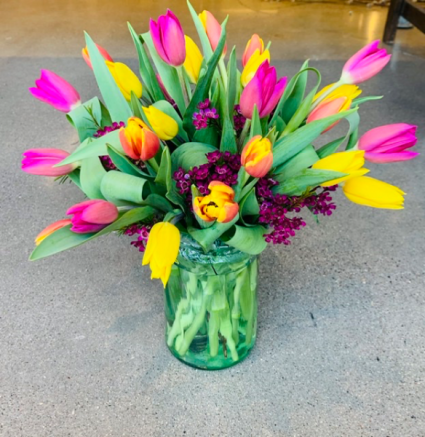 Smile for Tulips Floral arrangement
