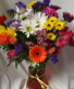 Smiles and Sunshine Bouquet...Bright assorted Flowers in a colored  OR CLEAR VASE!