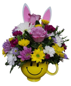 Smiles For Easter FHF-E0009 Fresh Flower Keepsake (local only delivery)