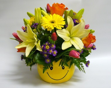 Smiley Face Bowl Flower Arrangement in Orleans, ON - 2412979 Ontario