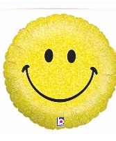 Smiley Face mylar balloons