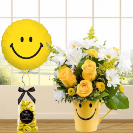 Smiley Face with Chocolates