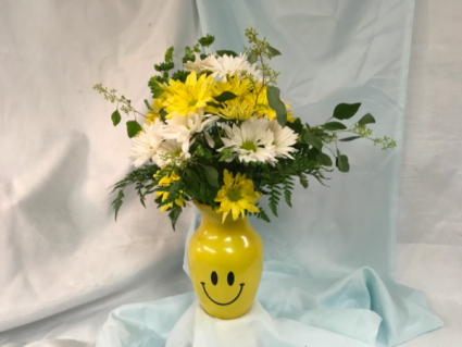 Smiley Vase Vase arrangement