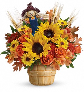 Smiling Scarecrow Bouquet Fall