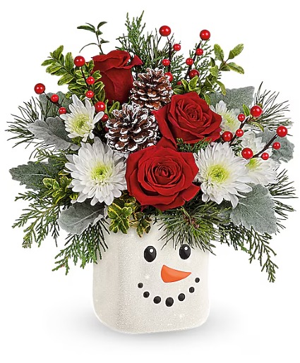 Smiling Snowman Bouquet 