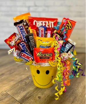 Smily Face Candy Bouquet  