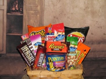 Snack Attack Gift Basket in Stevensville, MT | WildWind Flowers