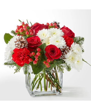 Snow Angel bouquet.  Christmas 