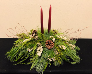 Customized Round Table Holiday Centerpiece in Boise, ID | HEAVENESSENCE FLORAL & GIFTS Customized Round Table Holiday Centerpiece in Boise, ID | HEAVENESSENCE FLORAL & GIFTS