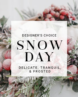 Snow Day Designers Choice Fresh flowers