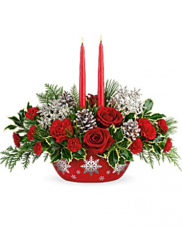 Snow flake center piece Christmas ONLY 4 AVAILABLE
