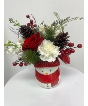 Snow-Kissed Joy Bouquet Christmas Floral Bouquet