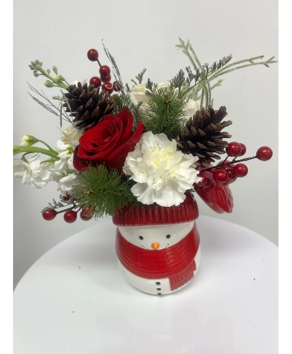 Snow-Kissed Joy Bouquet Christmas Floral Bouquet