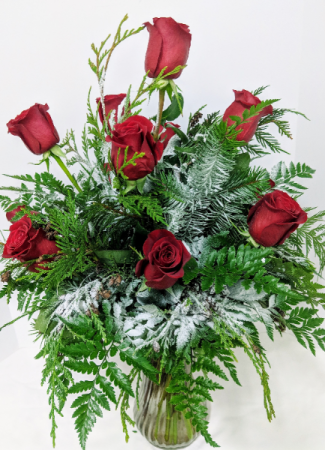 Snow Kissed Roses