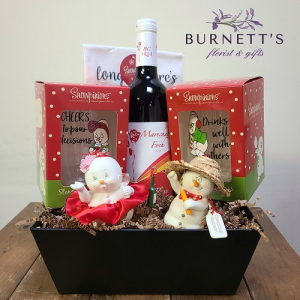 Snow Pinion Gift Basket in Kelowna, BC | Burnett's Florist Snow Pinion Gift Basket in Kelowna, BC | Burnett's Florist