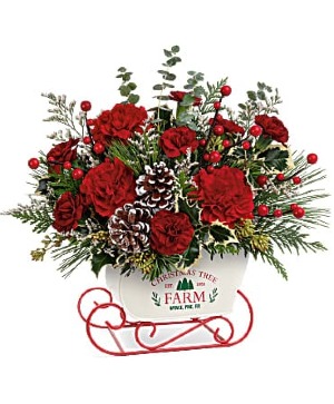 Snow what fun bouquet 