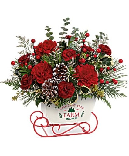 Snow what fun bouquet 