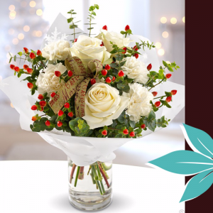 Snow White Bouquet Christmas