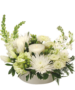 Dazzling Winter Wonderland Flower Arrangement - Send to The City of Happy  Homes, Mt Vernon, NY Today!