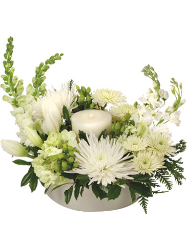 SNOW WONDER Arrangement in Winchester, IN | ALL ABOUT FLOWERS & GIFTS, INC.