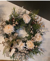 Snowballs and glitter Wreath