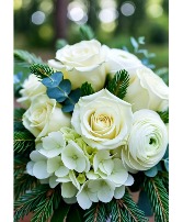 Snowdrift Bridal Bouquet