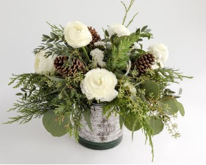 Snowed In Arrangement Flower Arrangement