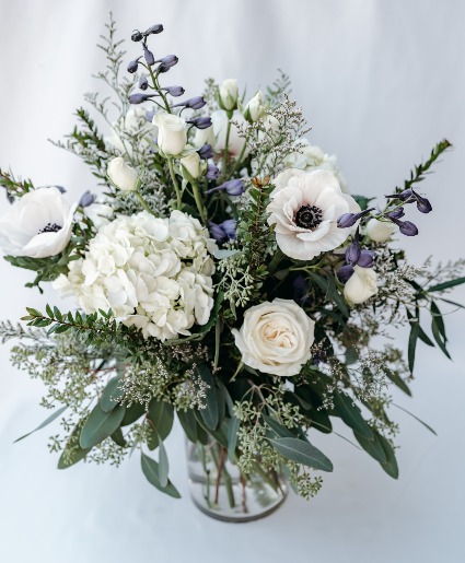 Snowfall Symphony Vase Arrangement