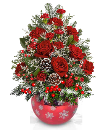 SNOWFLAKE ALL IN RED BLESSING TREE  in Kanata, ON | Ginestra Flower Shop