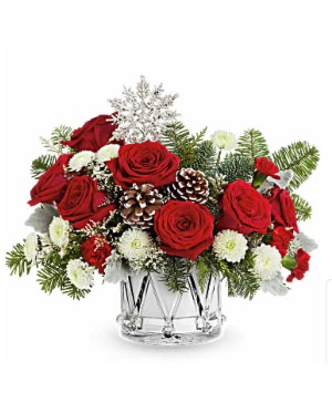 Snowflake  Classic Christmas arrangement 