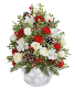 SNOWFLAKE SILVER NIGHT BLESSING TREE VASE ARRANGEMENT